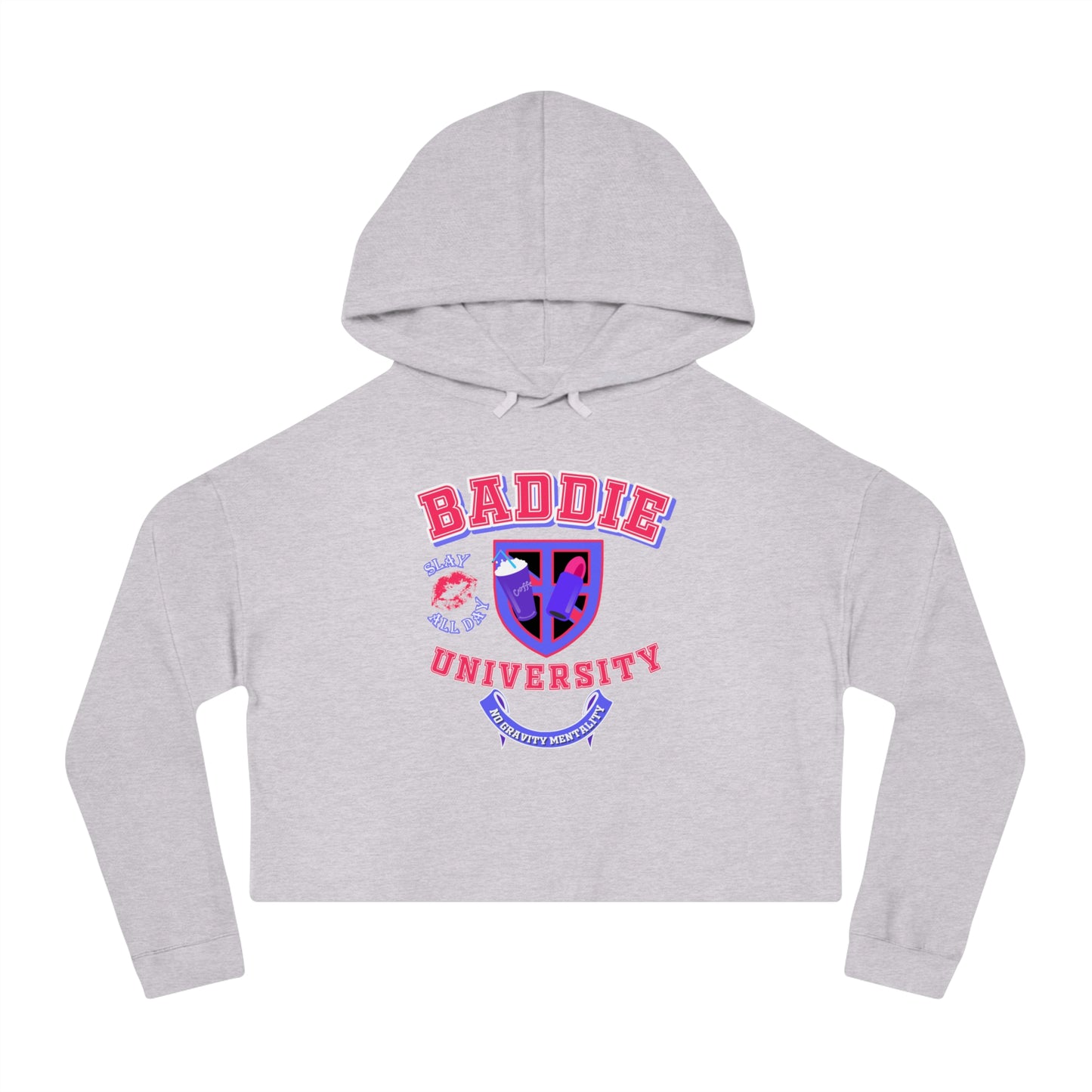 Women’s Baddie U Cropped Hooded Sweatshirt