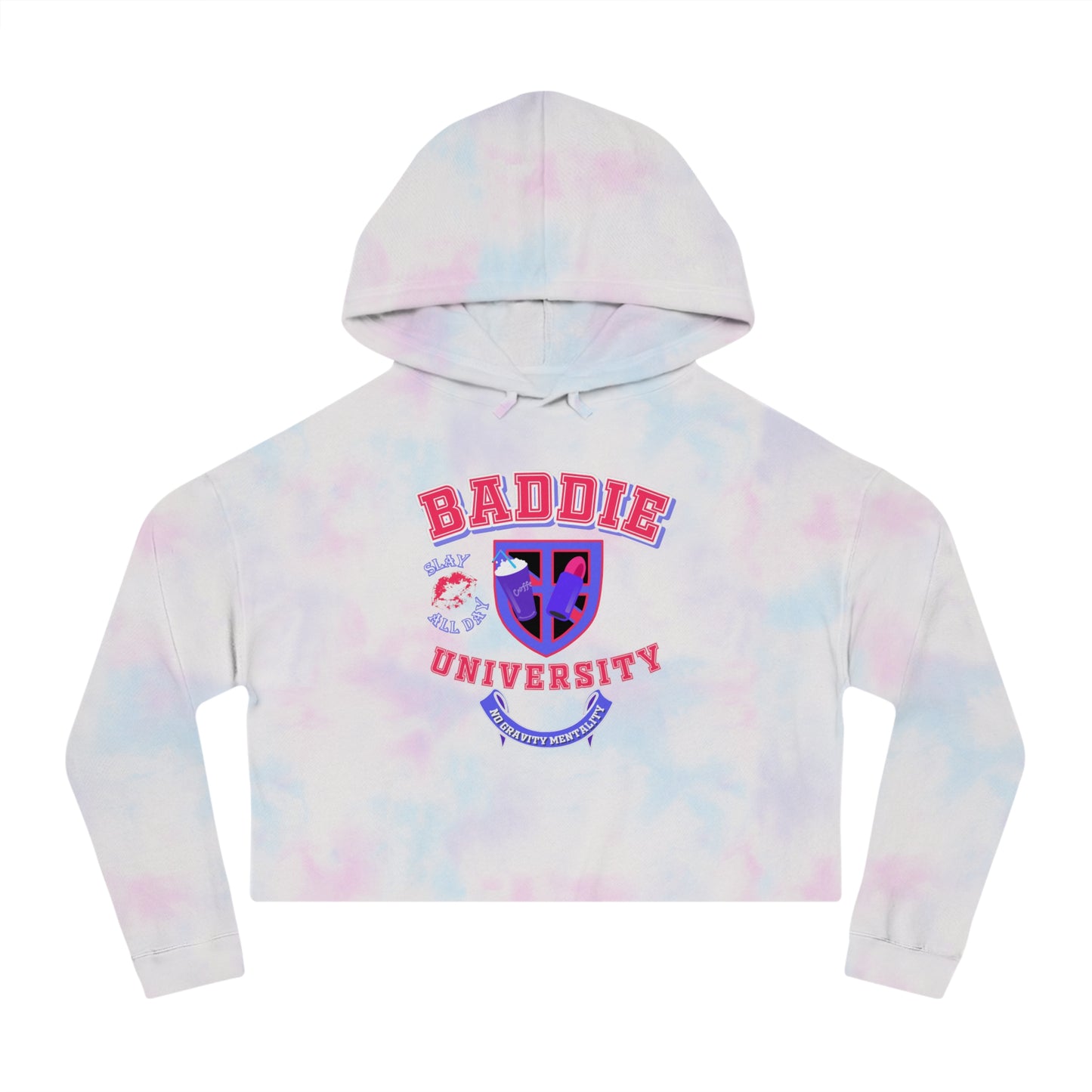 Women’s Baddie U Cropped Hooded Sweatshirt