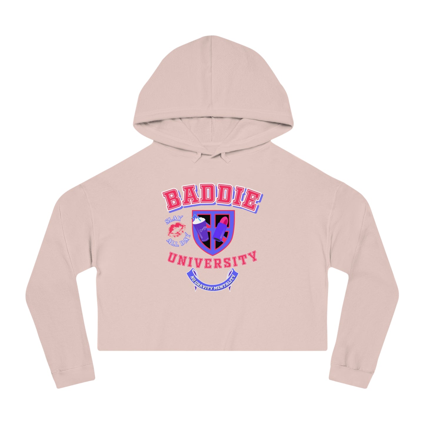 Women’s Baddie U Cropped Hooded Sweatshirt