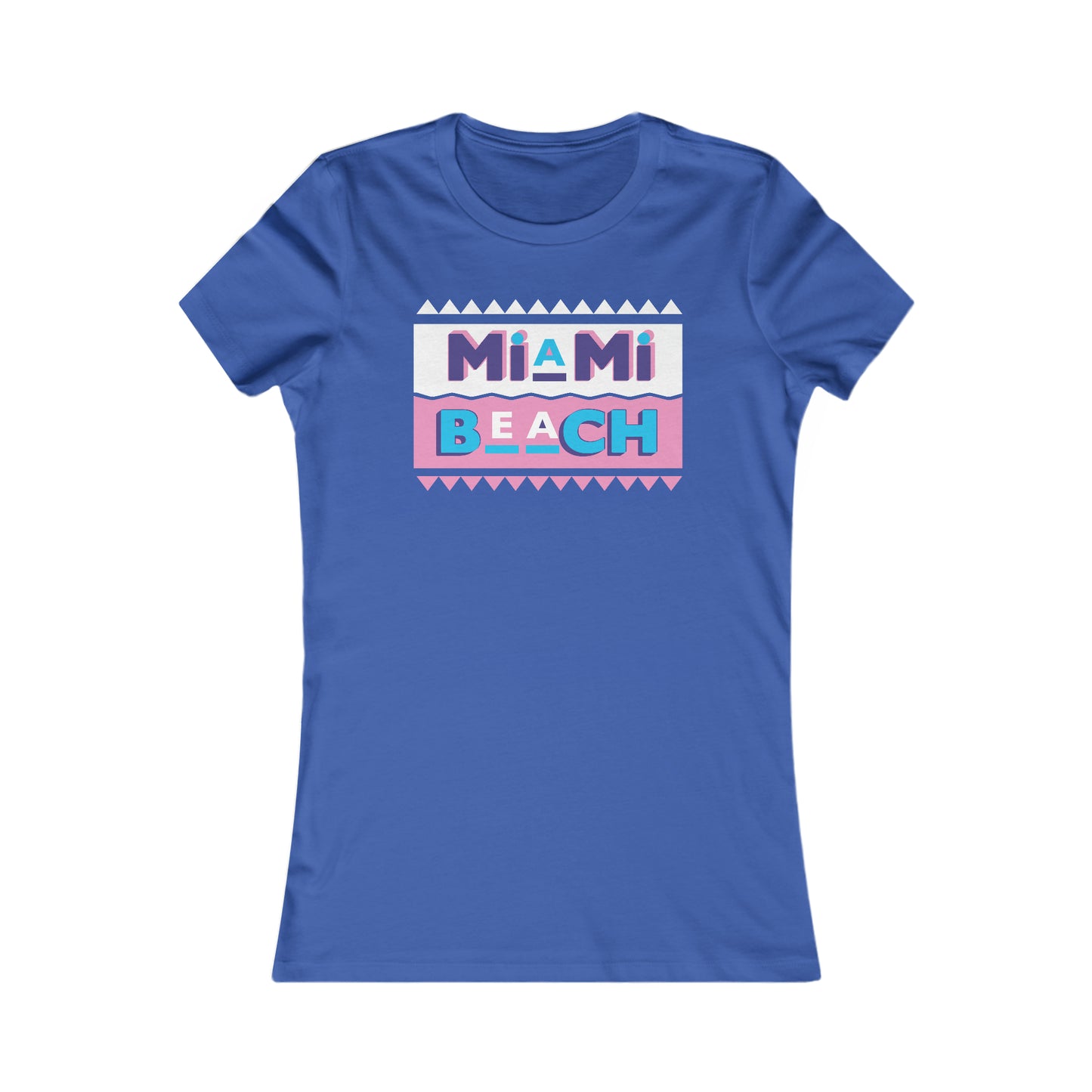 Camiseta de los años 90 de Miami Beach para mujer