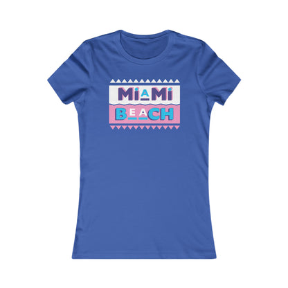 Women's Miami Beach 90s T Shirt