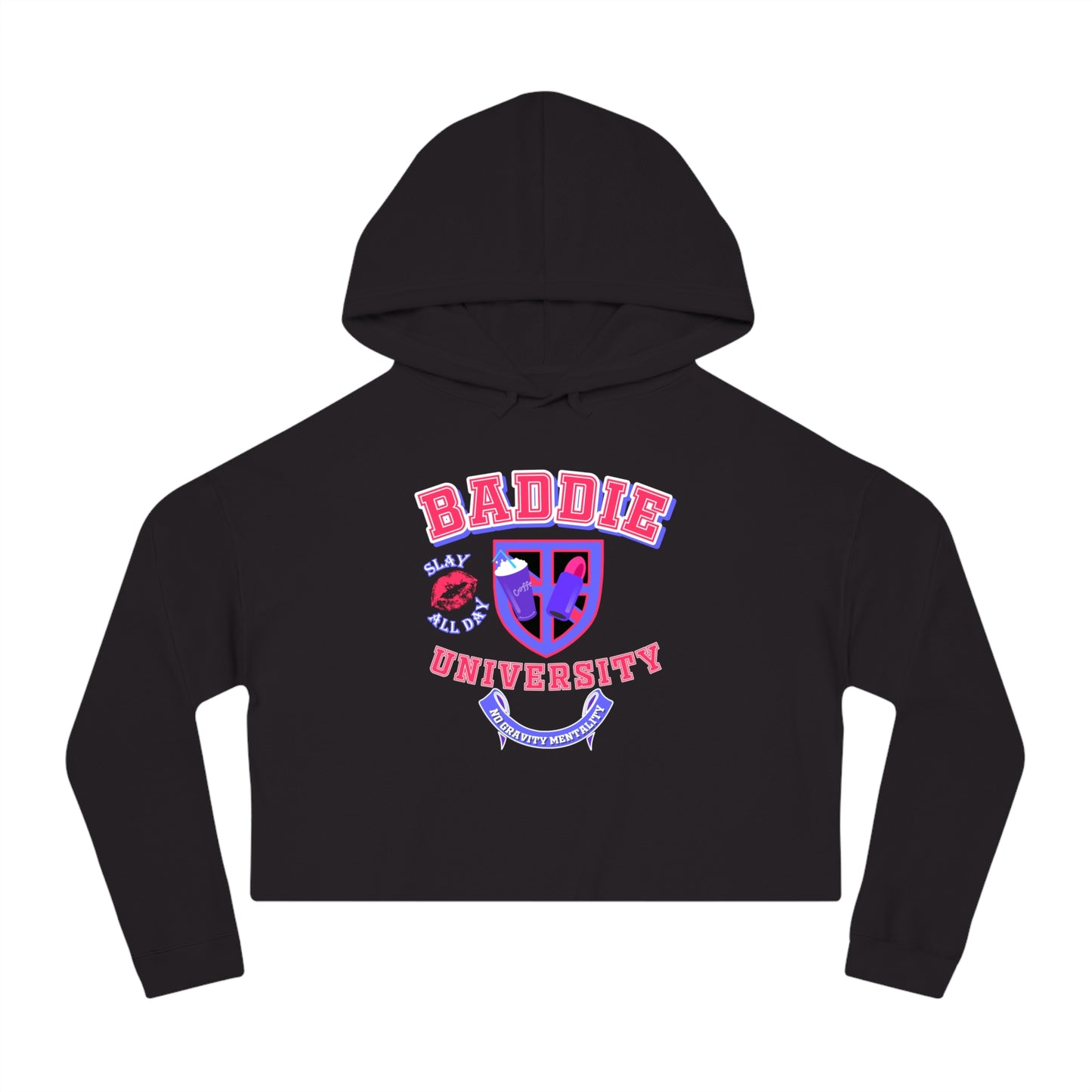 Women’s Baddie U Cropped Hooded Sweatshirt