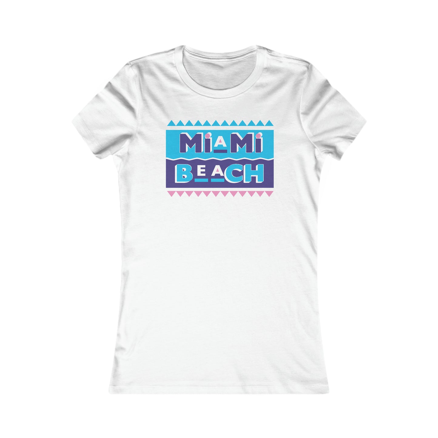 Camiseta de los años 90 de Miami Beach para mujer