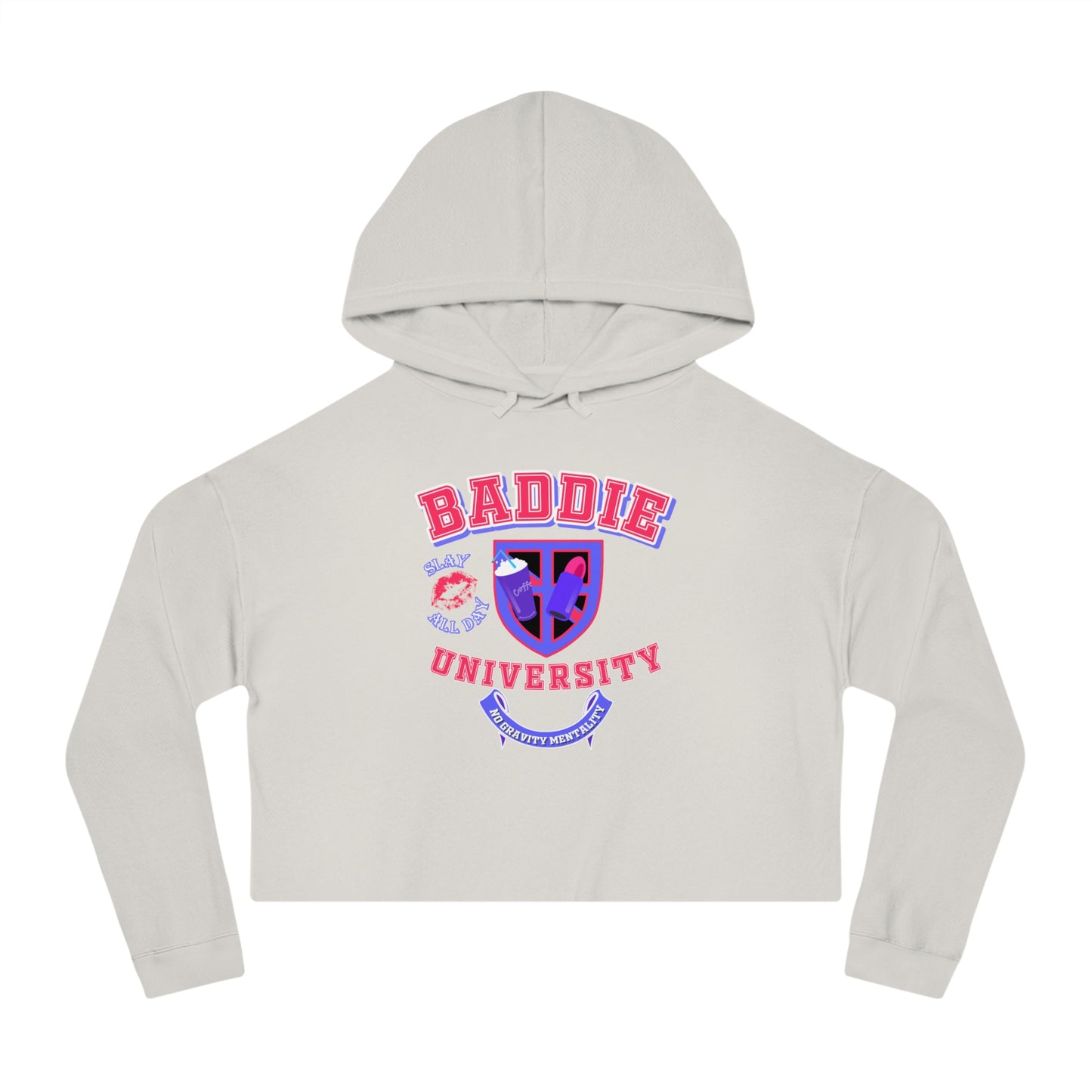 Women’s Baddie U Cropped Hooded Sweatshirt