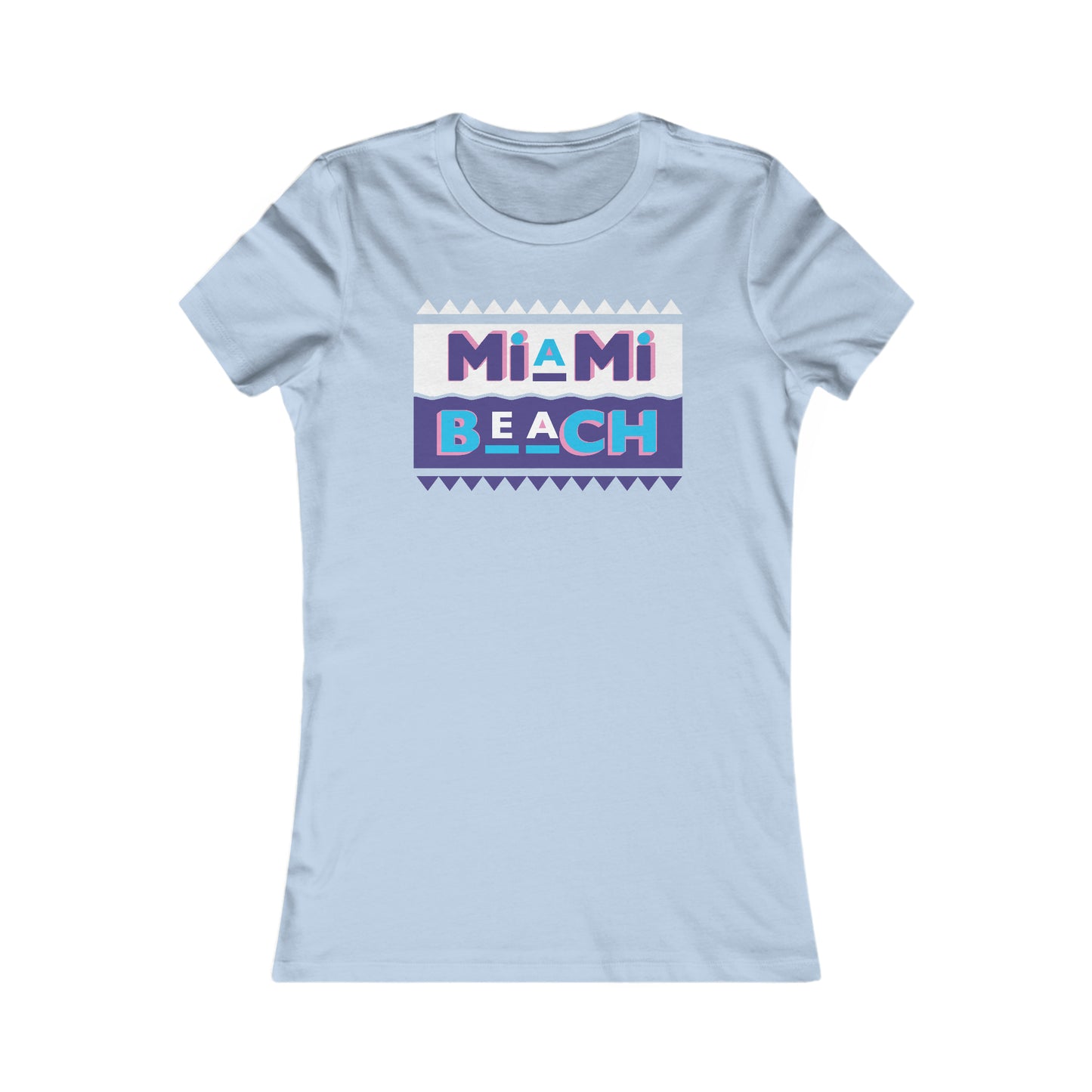 Camiseta de los años 90 de Miami Beach para mujer