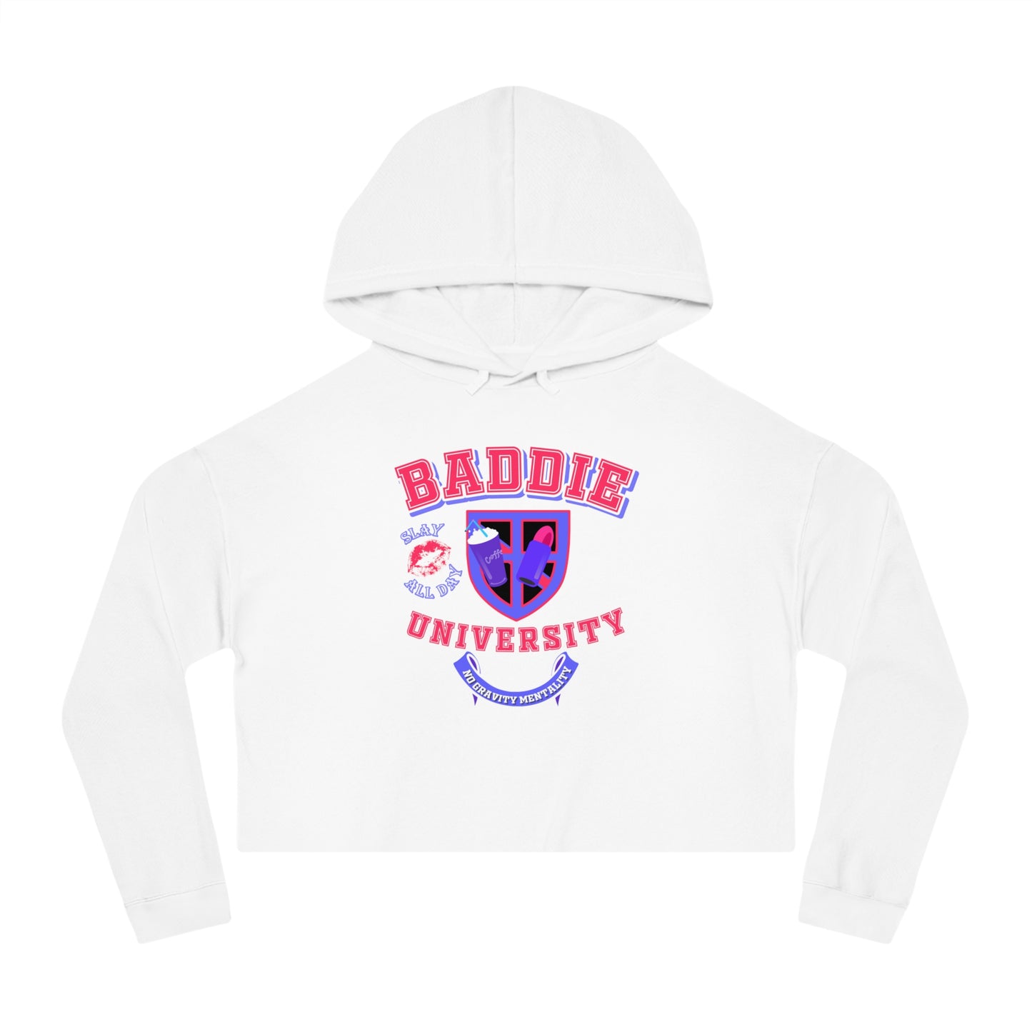 Women’s Baddie U Cropped Hooded Sweatshirt