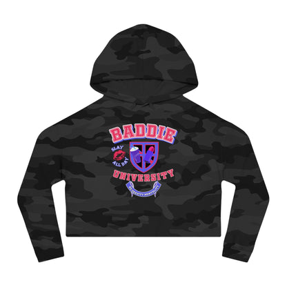 Women’s Baddie U Cropped Hooded Sweatshirt