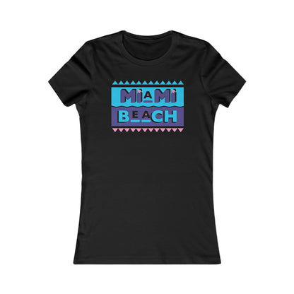 Camiseta de los años 90 de Miami Beach para mujer