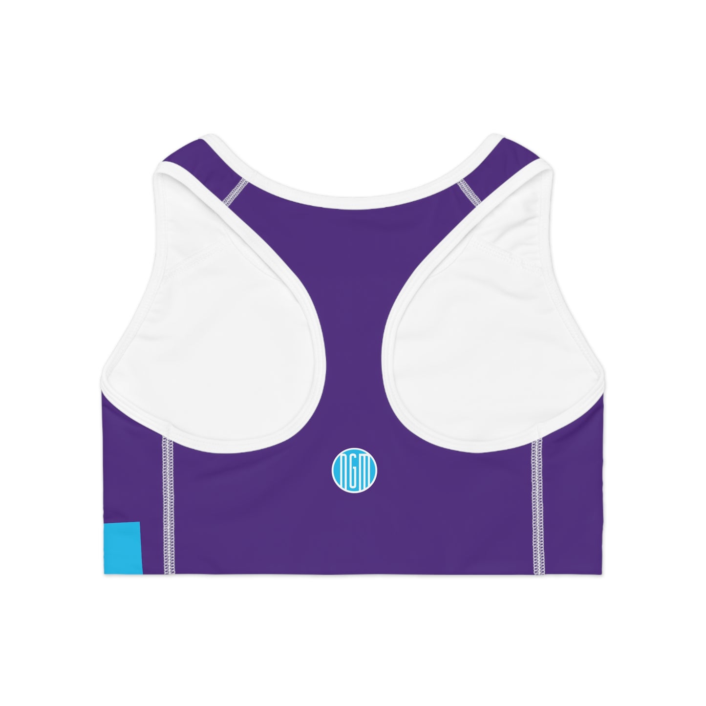 Miami + Chill Sports Bra Purple