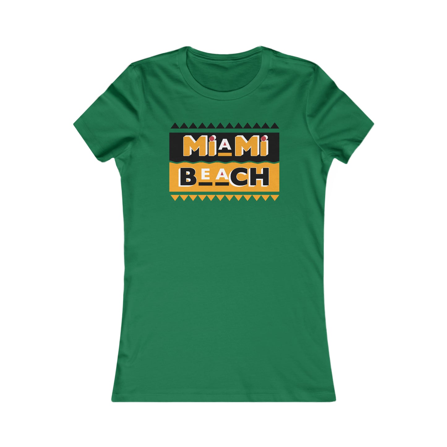 Camiseta de los años 90 de Miami Beach para mujer