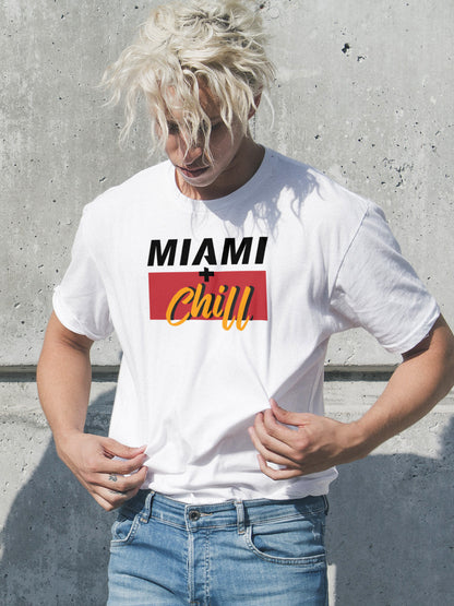 Camiseta Miami + Chill En Fuego Edition para hombre