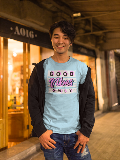 Camiseta Good Vibes Only para hombre