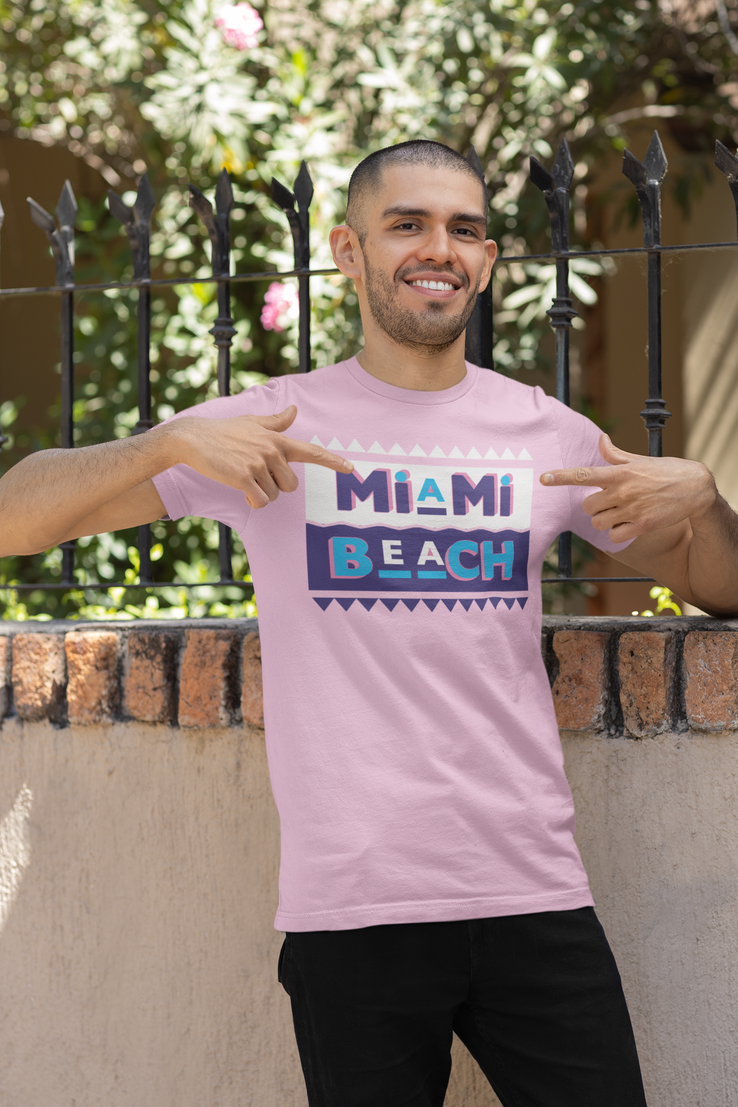 Men's Miami Beach 90s T Shirt