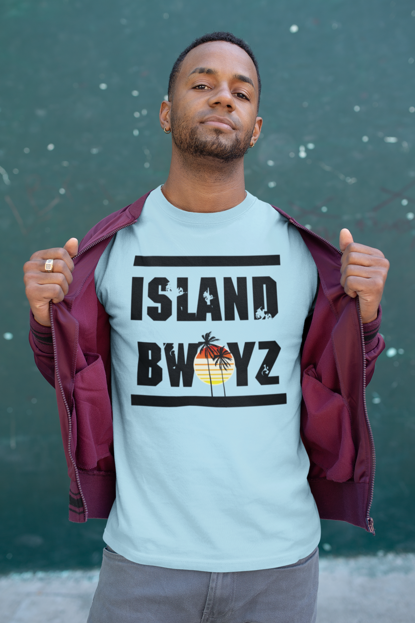 Camiseta Island Bwoyz para hombre