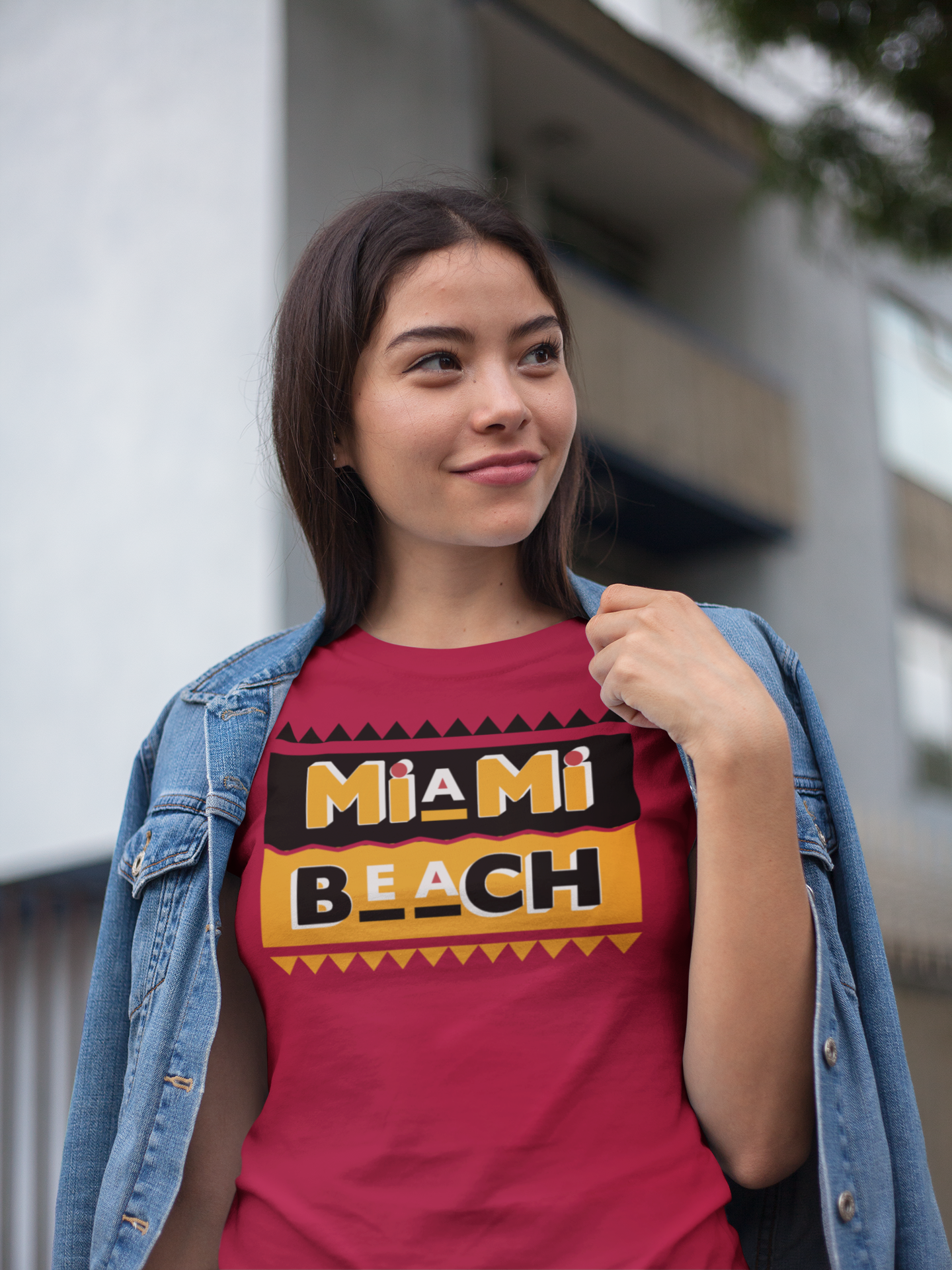 Camiseta de los años 90 de Miami Beach para mujer