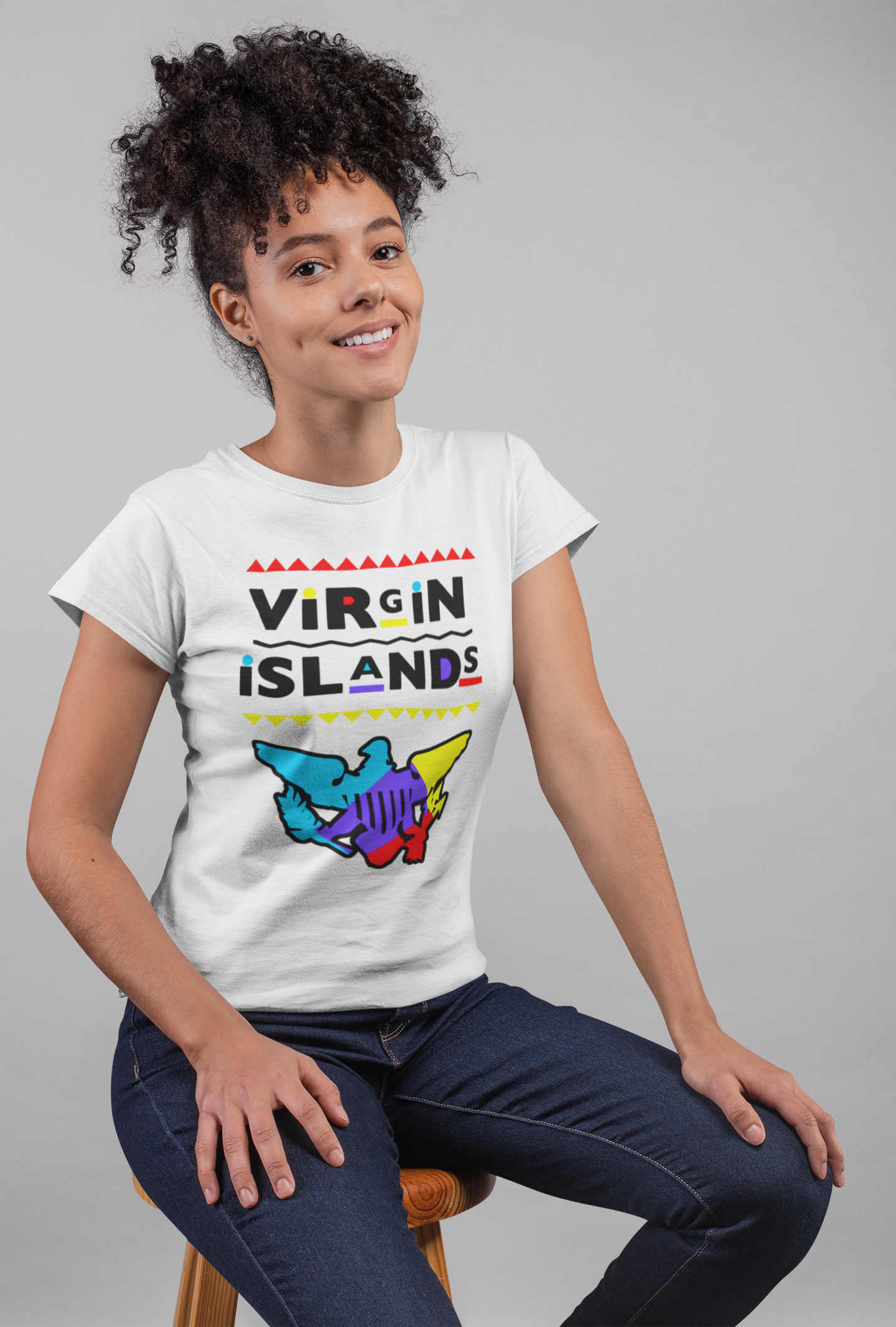 Women's Virgin Islands 90s T Shirt