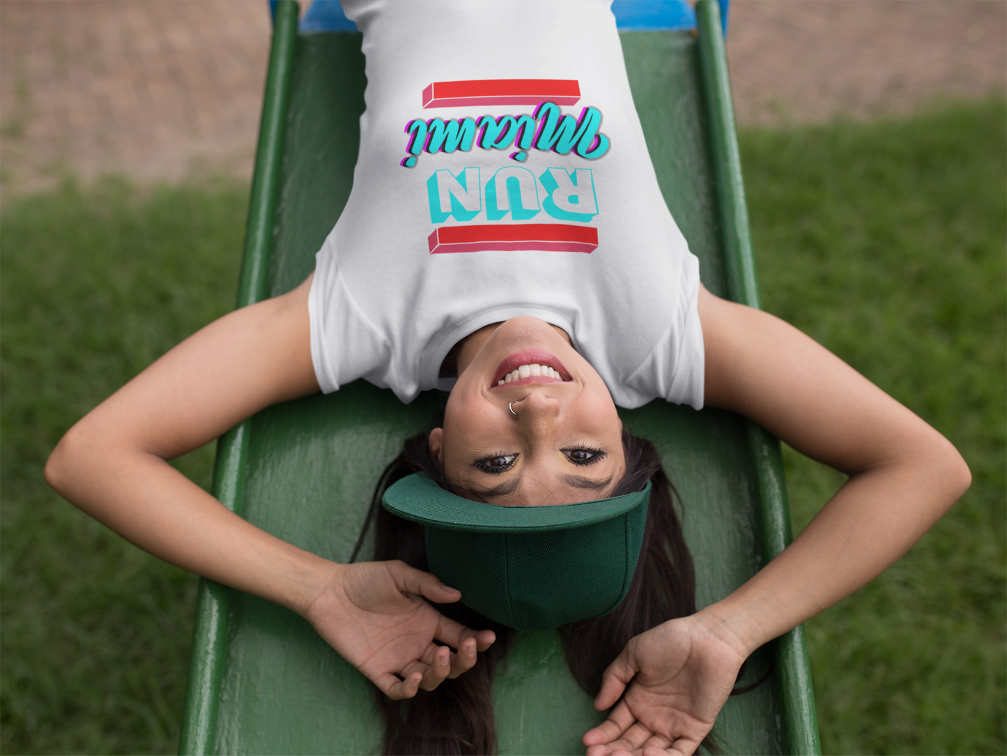 Camiseta Run Miami para mujer