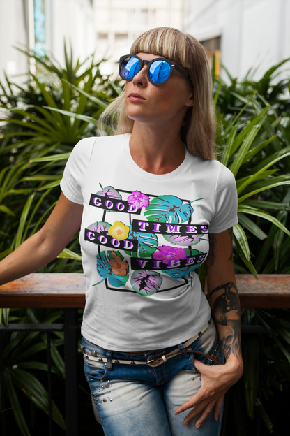 Camiseta Good Times Good Vibes para mujer