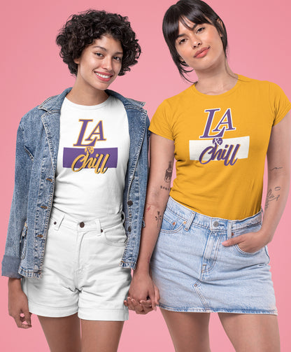 Camiseta LA + Chill para mujer