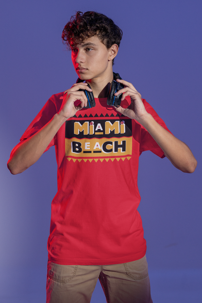 Men's Miami Beach 90s T Shirt