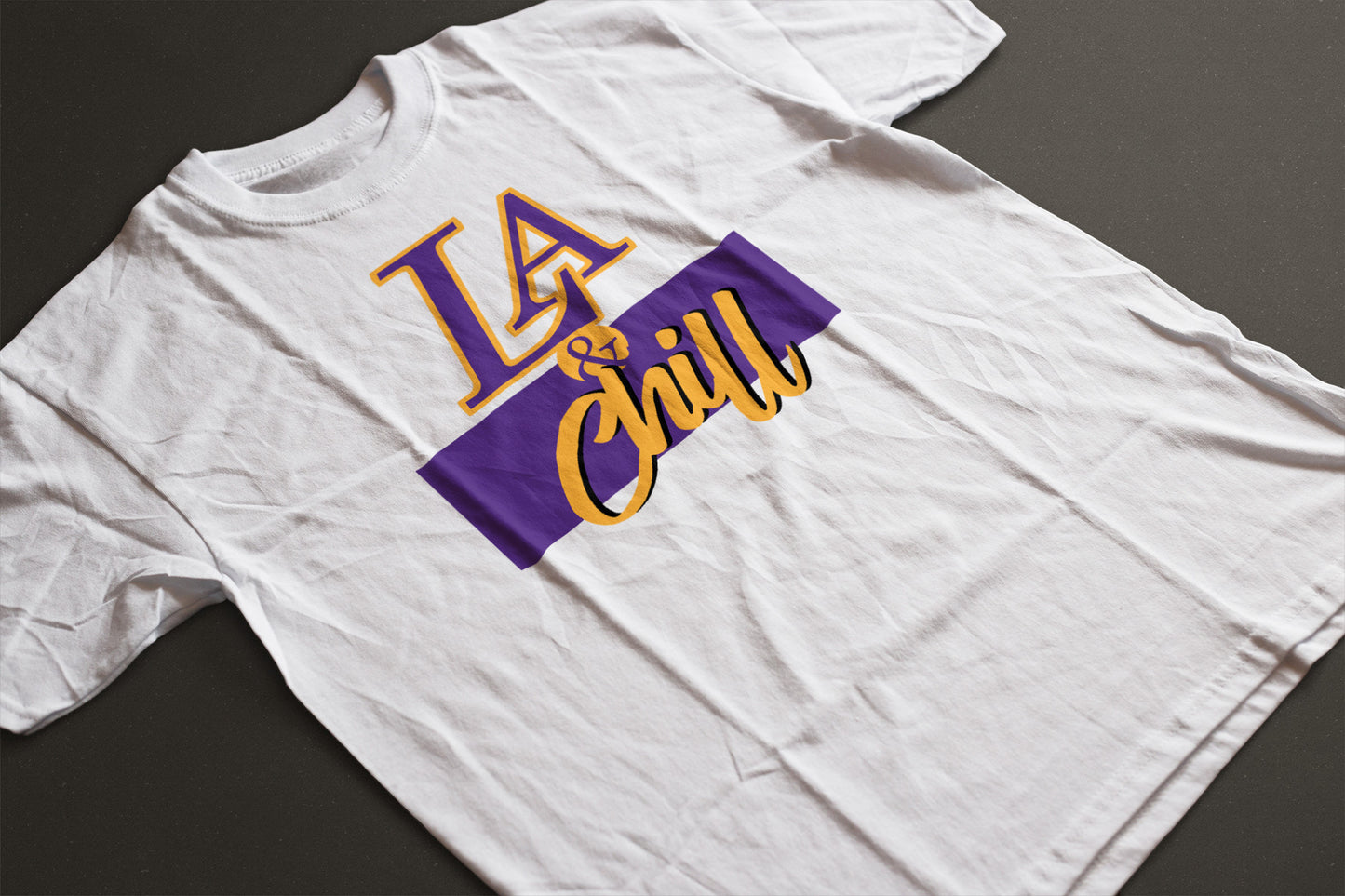 Camiseta LA + Chill para hombre