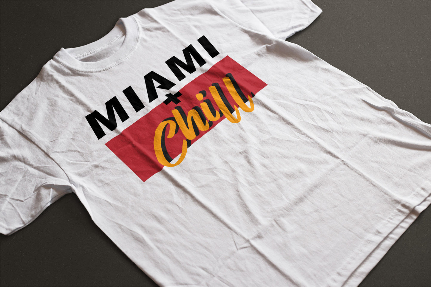 Camiseta Miami + Chill En Fuego Edition para hombre