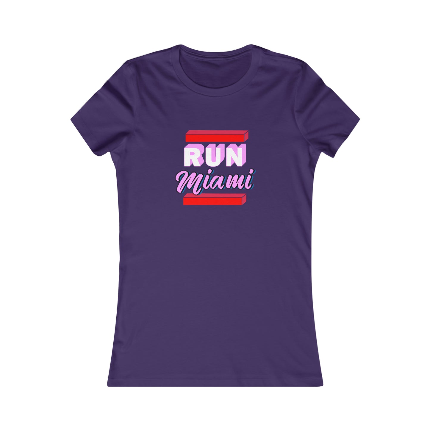 Women's Run Miami T Shirt