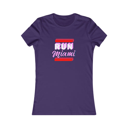 Camiseta Run Miami para mujer