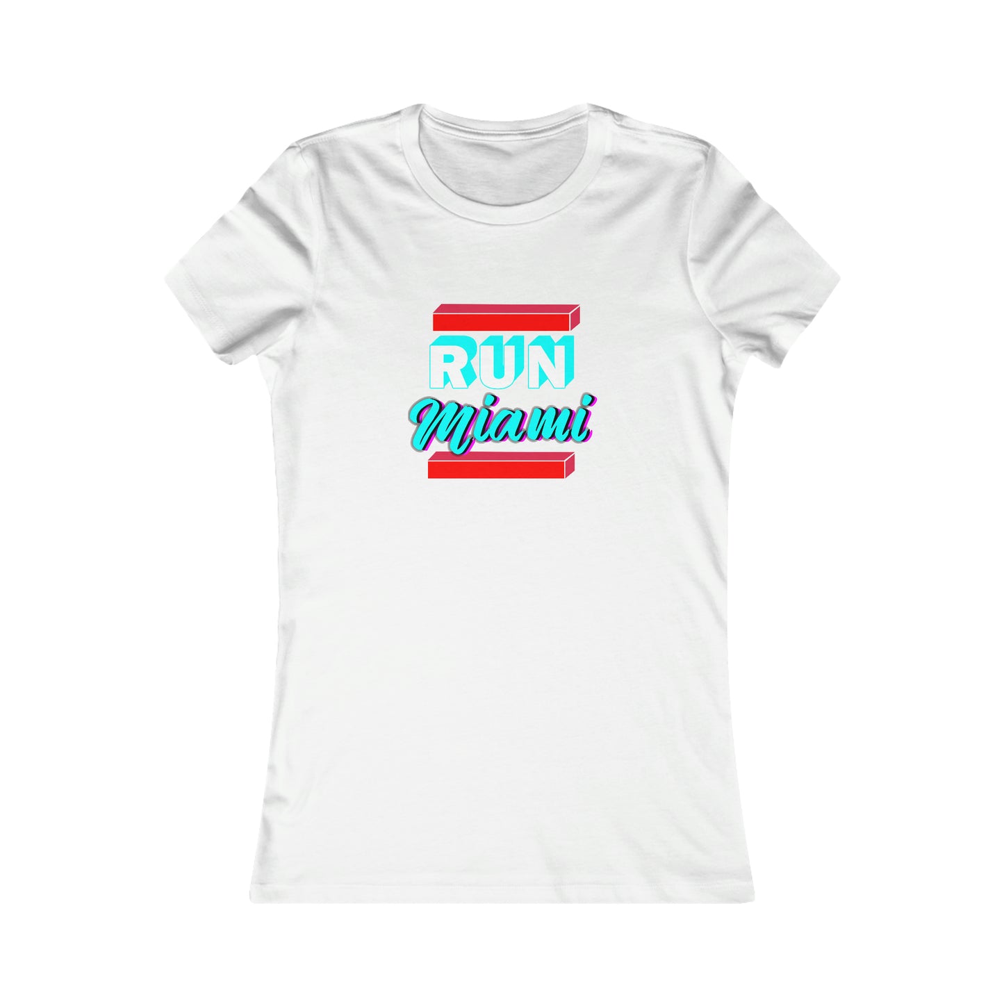 Women's Run Miami T Shirt