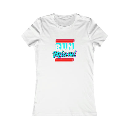 Women's Run Miami T Shirt