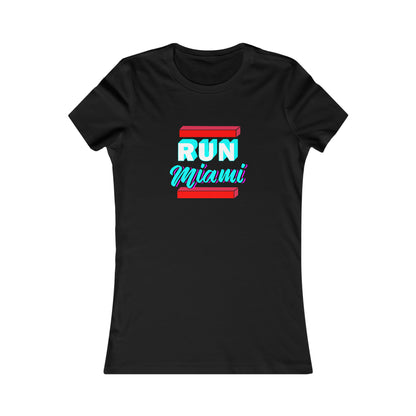 Women's Run Miami T Shirt