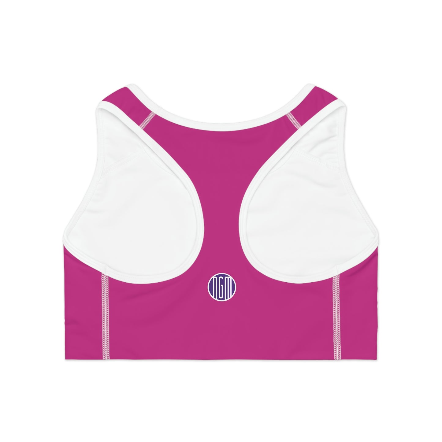 VI Stamp Sports Bra Fuchsia