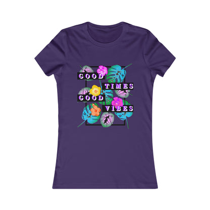 Camiseta Good Times Good Vibes para mujer