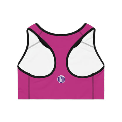 VI Stamp Sports Bra Fuchsia