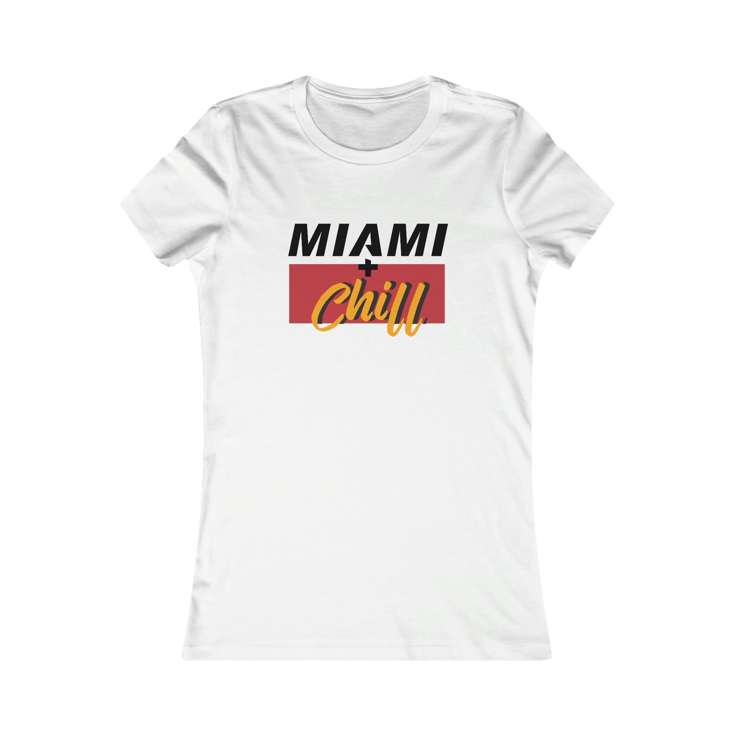 Camiseta edición Miami + Chill En Fuego para mujer