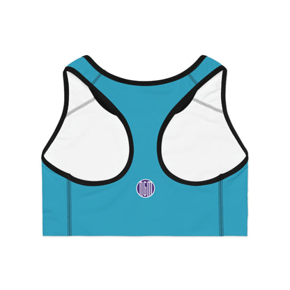 VI Stamp Sports Bra Turquoise