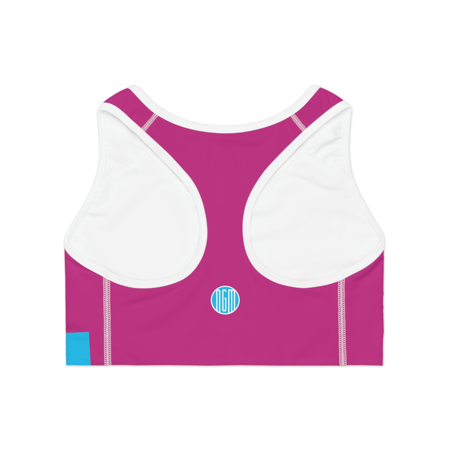 Miami + Chill Sports Bra Fuchsia