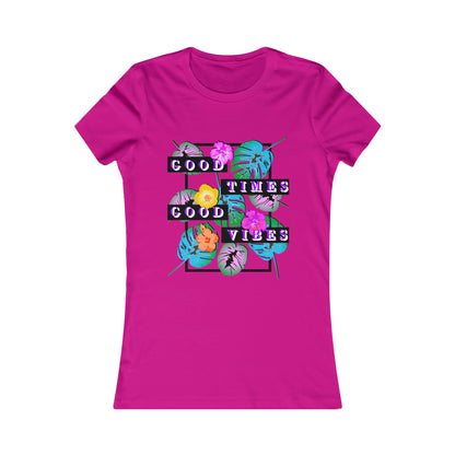 Camiseta Good Times Good Vibes para mujer