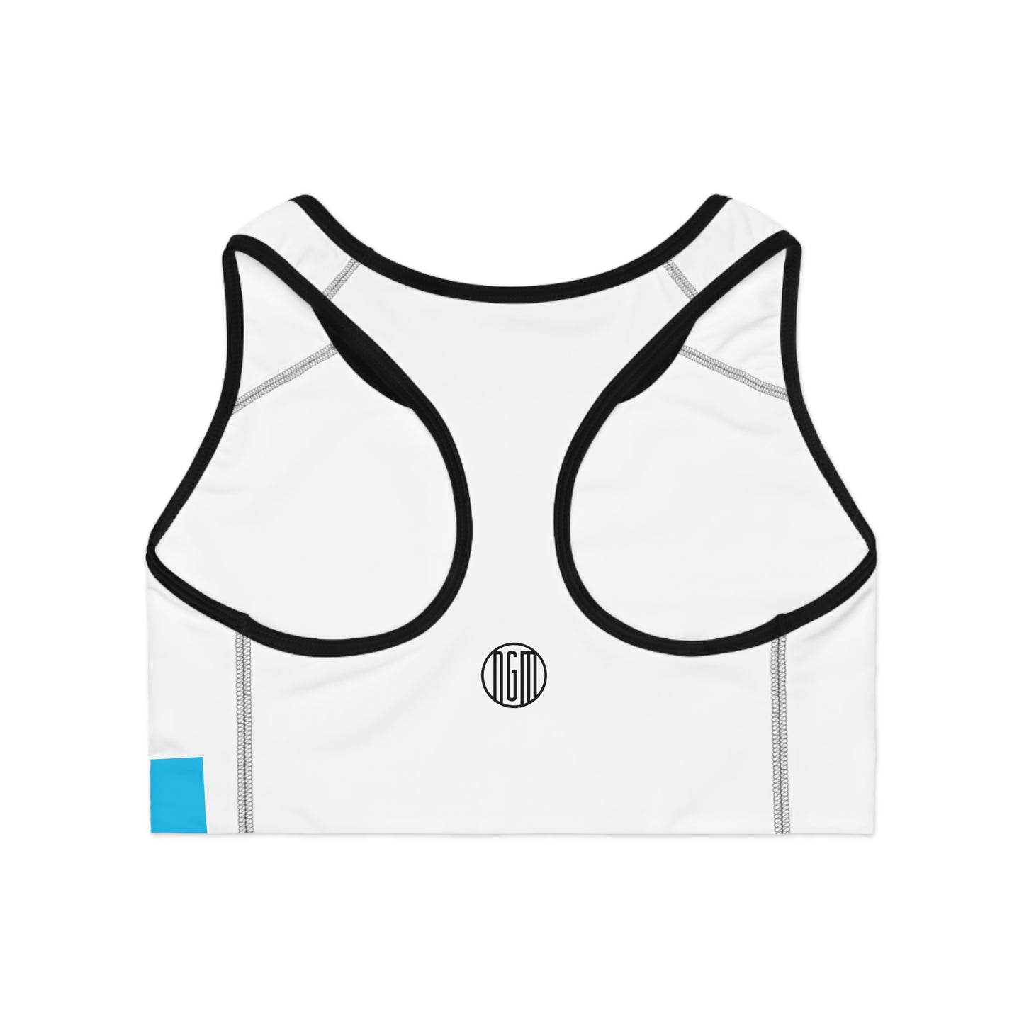 Miami + Chill Sports Bra White