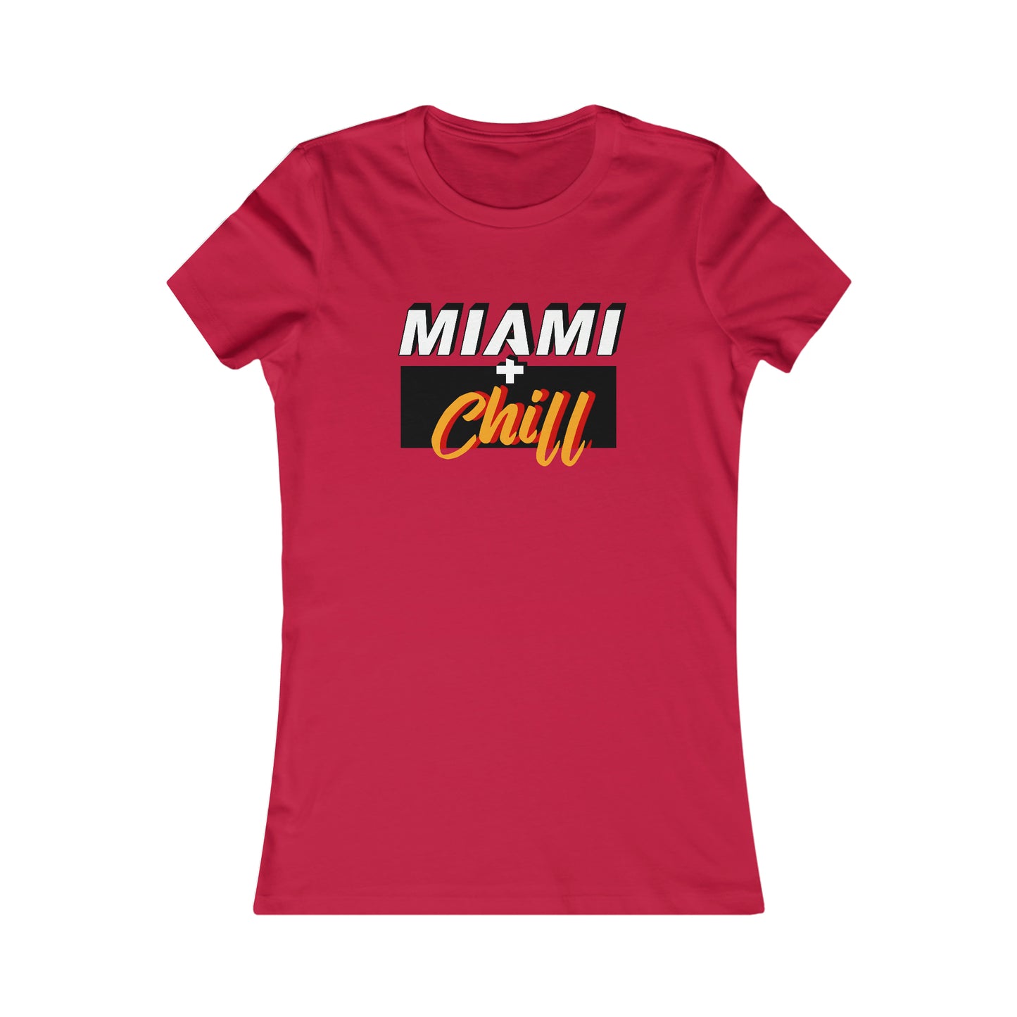 Camiseta edición Miami + Chill En Fuego para mujer