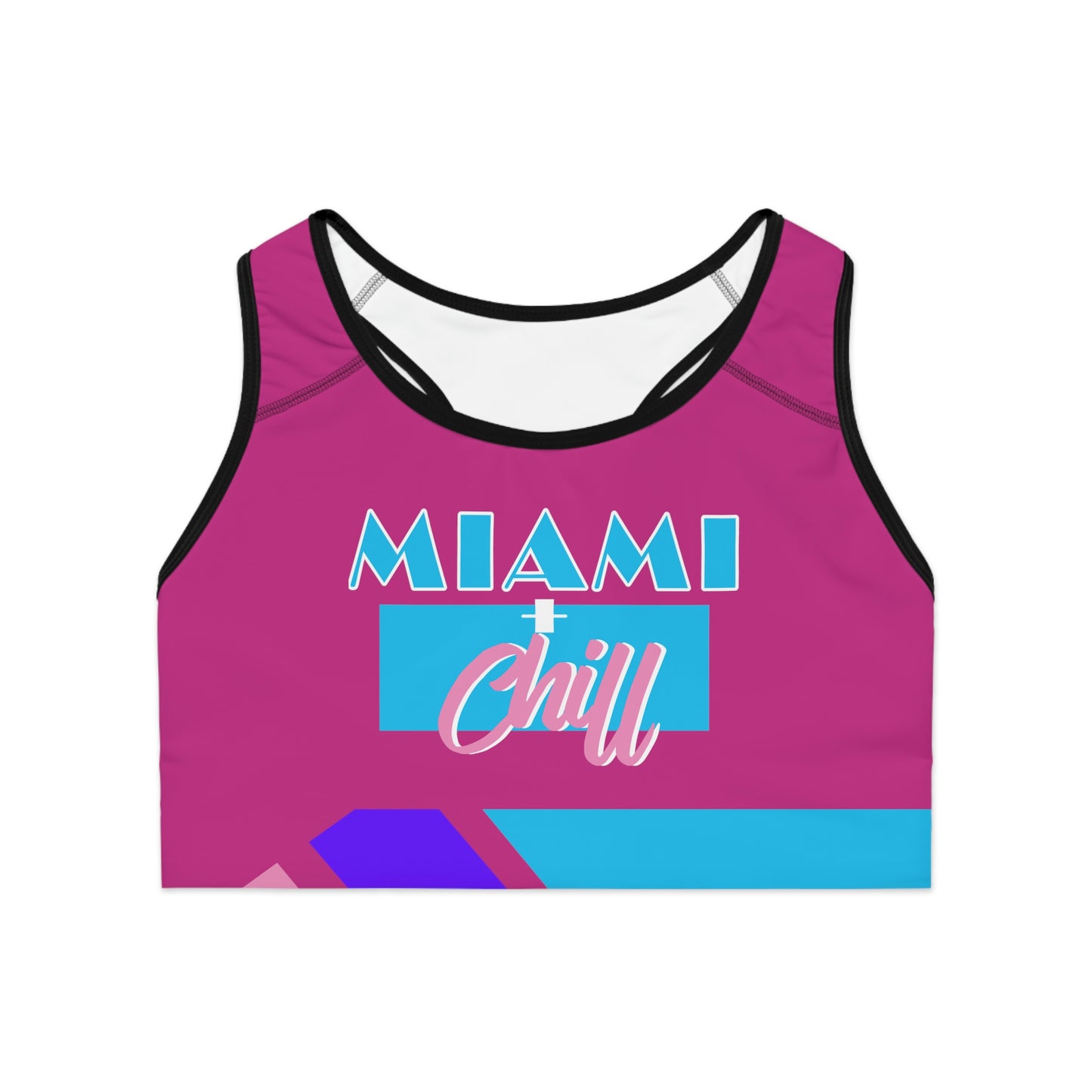 Sujetador Deportivo Miami + Chill Fucsia