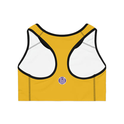 VI Stamp Sports Bra Gold