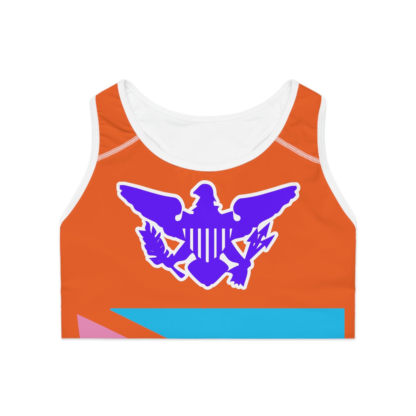 VI Stamp Sports Bra Orange