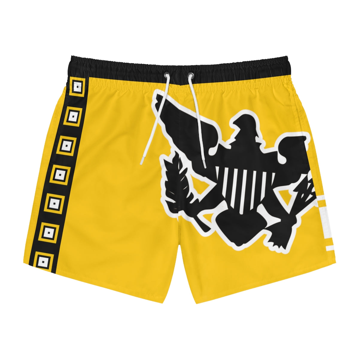 VI Stamp Gold Swim Trunks