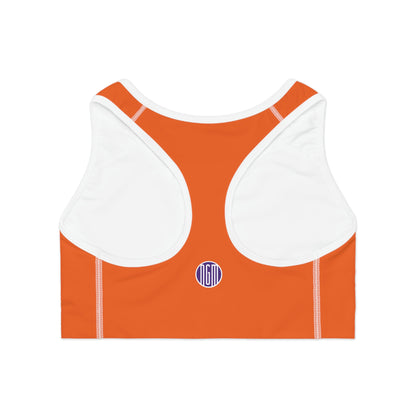 VI Stamp Sports Bra Orange